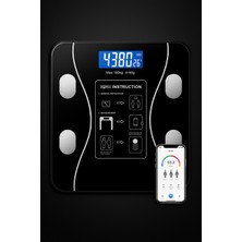 Özbience Akıllı Bluetooth Dijital Baskül ile Vücut Analizi ve Yağ Ölçer Özelliği