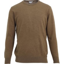 Uki Açık Kahverengi Bisiklet Yaka Triko Kazak