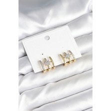 Lokiboo Kaburga Model Kutup Yıldızı Detaylı Gold Renk Kadın Küpe - TJ-BKP11296