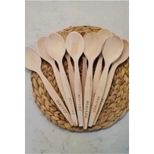 Sween Home 10 Adet Ahşap Pilav Tencere Kaşığı