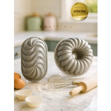 ChefTime 2'li Gri Dilimi&baton Kek Kalıbı