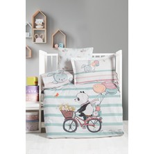 Kanz Ranforce %100 Pamuk Bebek Nevresim Takımı - Little Panda