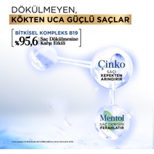Bioblas Saç Dökülmesi + Kepek Karşıtı Şampuan – Çinko, Mentol, Kremli 360 ML