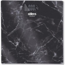 Özbience Şık Siyah Cam Baskül, Hassas ve Güçlü Ölçüm, Modern Tasarım