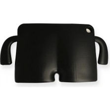 Marsilyan Samsung Galaxy T510 Tab A 10.1 Kılıf Karakter Tablet Silikon - Siyah