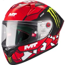 Mt Helmets mt Targo S Pıqueras B5 Parlak Kapalı Kask M