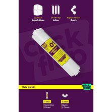 Click Flop Sediment Su Arıtma Filtresi, Kapalı Kasa Cihazlar ile Uyumlu