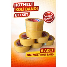 Nuga Bant 45X100MT Hotmelt Red Koli Bandı 6 Adet