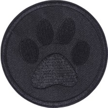 Lokiboo Aplike Ütü Ile Yapışan Siyah Pati Arma 5 cm