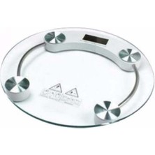 Özbience Dijital Yuvarlak Baskül, Beyaz Cam, Sağlıklı ve Pratik Ölçüm