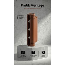 Özfırat Pvc Yapı Pvc Kapı & Pencere Menteşesi, Pratik - 80MM - Renk Seçenekli, (1 Adet Altınmeşe)