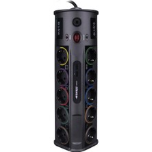 Özbience 10'lu USB 3.1A Güç Koruyucu Kablo, 1.8 M, Gri, THTKDNSHP65800974