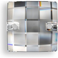 Premium 12MM Kare Kristal Delikli Dikme Taş Paketi (50 Adet) B:101