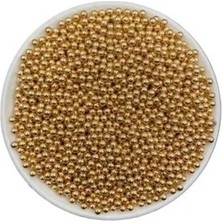 8 mm Gold Renk Deliksiz Çakma Inci Model Metal 50 gr ( 430 Adet )B:24
