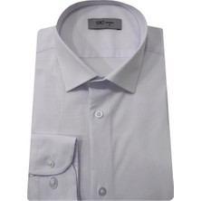 Uki Beyaz Comfort Fit Uzun Kol Gömlek