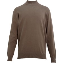 Uki Vizon Yarım Balıkçı Triko Kazak