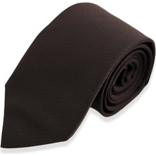 Uki Kahve Desenli Kravat