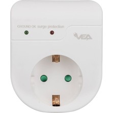 Özbience 3500W 16A Akım Korumalı LED Göstergeli Çocuk Güvenli Tekli Priz