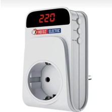 Özbience Tekli Dijital Akım Koruma Prizi, Güvenli ve Şık Elektrik Çözümü