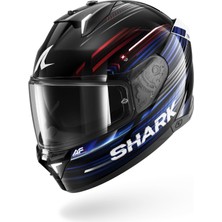Shark Skwal I3 Lıght Blur Siyah Kırmızı Mavi Kapalı Kask