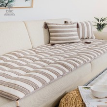 DNC Hometex Keten Koltuk Pedi / Koltuk Şiltesi - Evcil Hayvan Dostu, Makinede Yıkanabilir Ölçü Seçenekli.