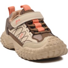 Marco Kids Marcokids 22677 Cırtlı Kaymaz Taban Bej Kahve Erkek Çocuk Spor Ayakkabı