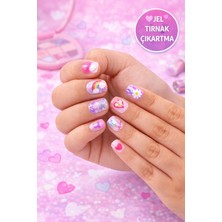 Top Model Topmodel Beauty And Me Jel Görünümlü Çocuk Tırnak Sticker Seti Kendinden Yapışkanlı