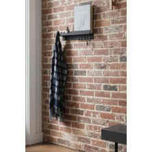 Grandmix Çok Amaçlı Duvar Rafı Mutfak ve Antre Askılığı Kitap ve Anahtar Tutucu