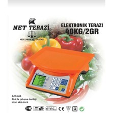 Özbience Dijital 40 kg Kapasiteli Pratik Tartı, Günlük Kullanım Için Uygun