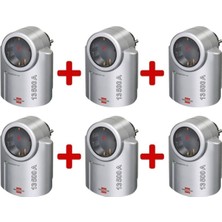 Özbience Gri Akım Korumalı 6'lı Priz Seti, Güvenle ve Şık Tasarımla