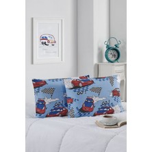 Marla Home 2'li Yastık Kılıfı | Hız ve Kahraman Serisi  Pamuklu | 50X70 cm