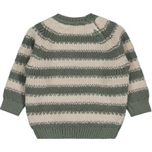 Civil Baby Elvi Çizgili 6-18 Ay Kazak - Haki 12-18 Ay