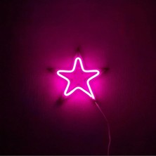 Vetralux Yıldız Neon LED 3D Baskı