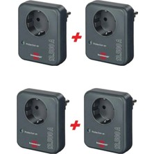 Özbience Prisma Line Serisi 4'lü 13.500 Mah Akım Korumalı Tek Soketli Priz Seti