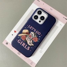 HONTINGA iPhone 16 Pro ile Uyumlu Kılıfı Deri Dokusu Anti Düşme Yumuşak Silikon Telefon Kılıfı Şık Desen K7-3082