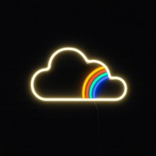 Vetralux Bulut Gökkuşağı Neon LED 3D Baskı