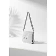 Bagg Move Model Gri Kadife Çanta