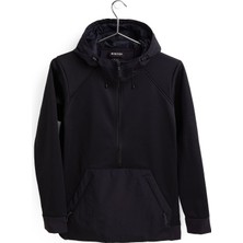 Burton Crown Weatherproof Pullover Kadın Siyah Sweatshirt