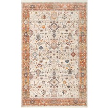 Hoom Rugs Petra 01 Krem Terra Makine Halısı