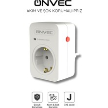 Özbience Güçlü Akım ve Şok Koruma Prizi, 720 Joule, Güvenli Elektrik Koruması