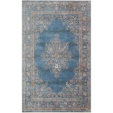 Hoom Rugs Petra 18 Mavi Makine Halısı