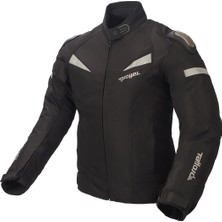 Prohel Kadın Siyah Mont Sürtünmeye Dayanıklı Polyester Malzeme ile Spor Motosiklet Kullanıcıları İçin