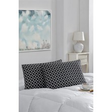 Marla Home 2'li Yastık Kılıfı | Pamuklu | 50X70 cm | Siyahyonca