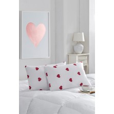 Marla Home 2'li Yastık Kılıfı | Pamuklu | 50X70 cm | Kırmızıkalp