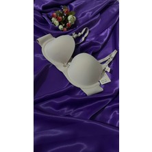 Lazer Kesim Balenli Desteksiz Kulaklı Sütyen