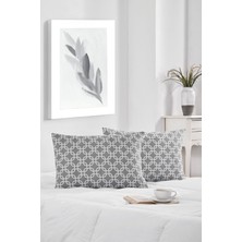 Marla Home 2'li Yastık Kılıfı | Pamuklu | 50X70 cm | Grizincir