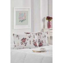 Marla Home 2'li Yastık Kılıfı | Pamuklu | 50X70 cm | Kremrose