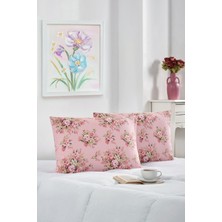 Marla Home 2'li Yastık Kılıfı | Pamuklu | 50X70 cm | Pudrarose