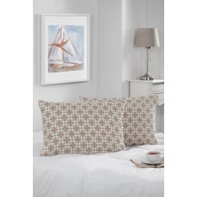 Marla Home 2'li Yastık Kılıfı | Pamuklu | 50X70 cm | Bejzincir