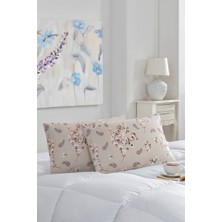 Marla Home 2'li Yastık Kılıfı | Pamuklu | 50X70 cm | Bej Bahar
